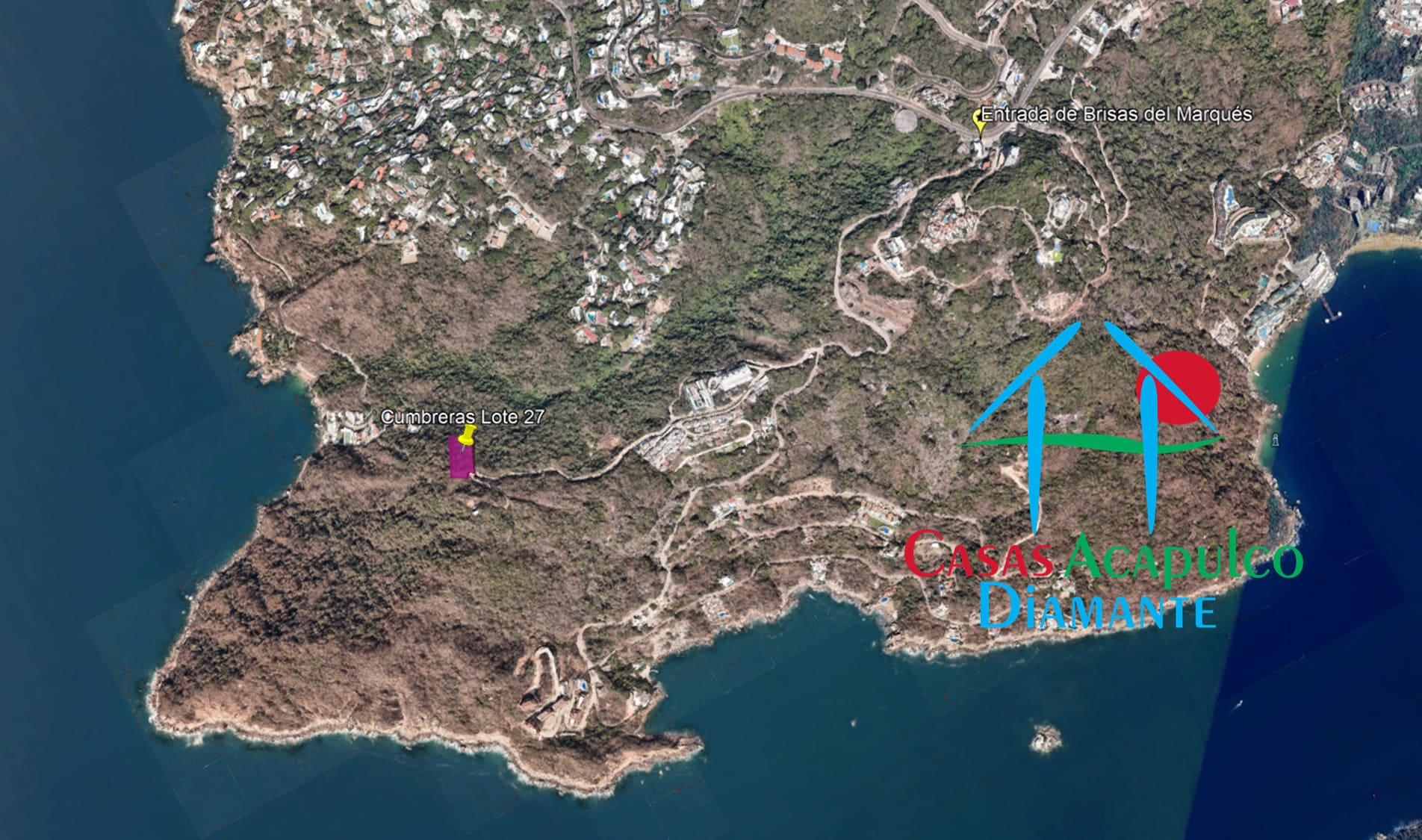 Terreno Brisas del Marqués Cumbreras Lote 27 - Ubicación satelital y entorno 2